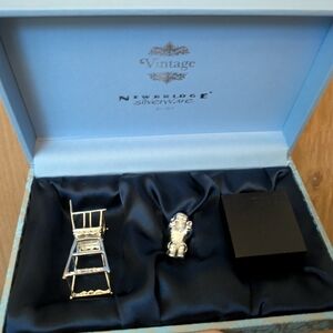 Newbridge Silverware Vintage Baby Boy High Chair Trinket